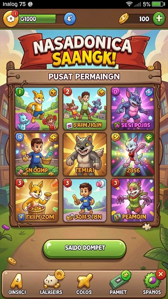 agen878 - Tampilan menu utama AGEN878 yang menarik dan interaktif.