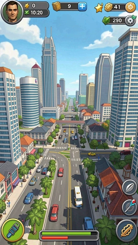 exototo - Tampilan karakter yang menarik dan penuh warna.