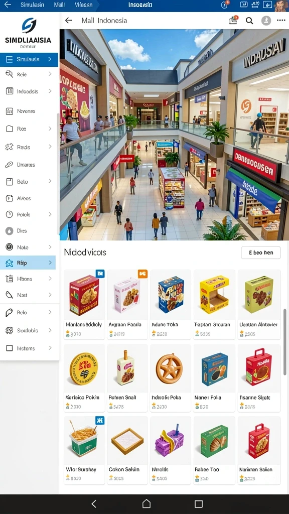lancar138 - Tampilan menu yang menarik dan intuitif.