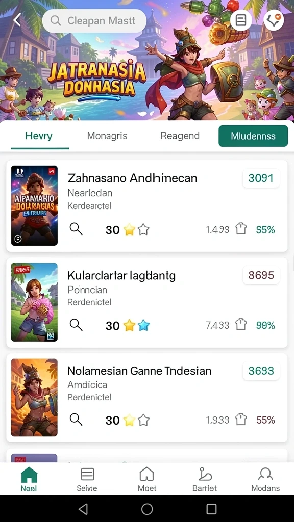 meme4d - Tampilan awal yang penuh warna dan mengundang semangat bermain.