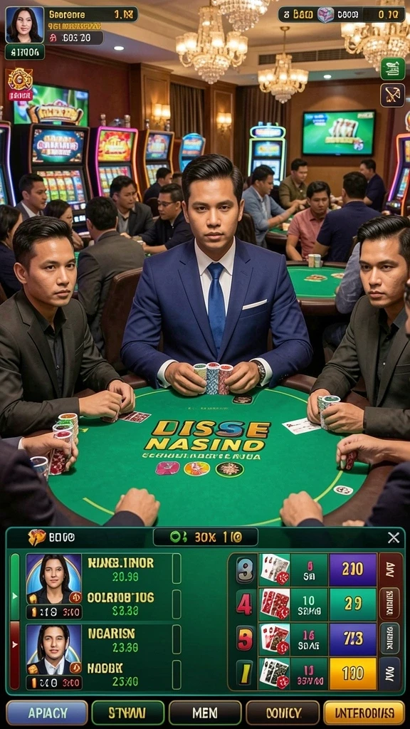 monte77 - Pengguna dapat memilih karakter unik untuk bermain.