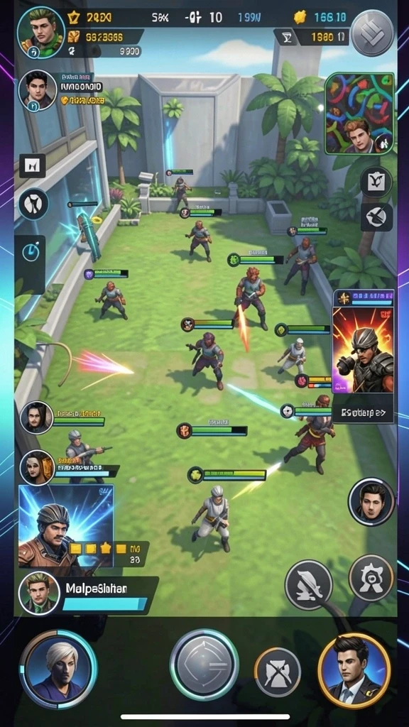 rpgame - Interaksi multiplayer dengan pemain lain.