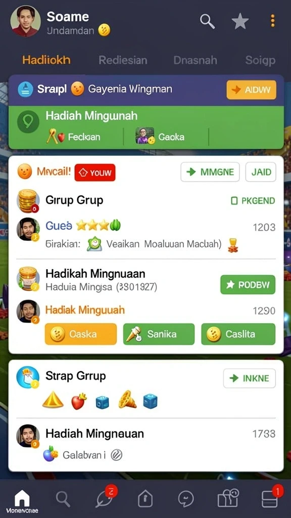 watitoto - Tangkapan layar menunjukkan karakter utama di tengah petualangan.